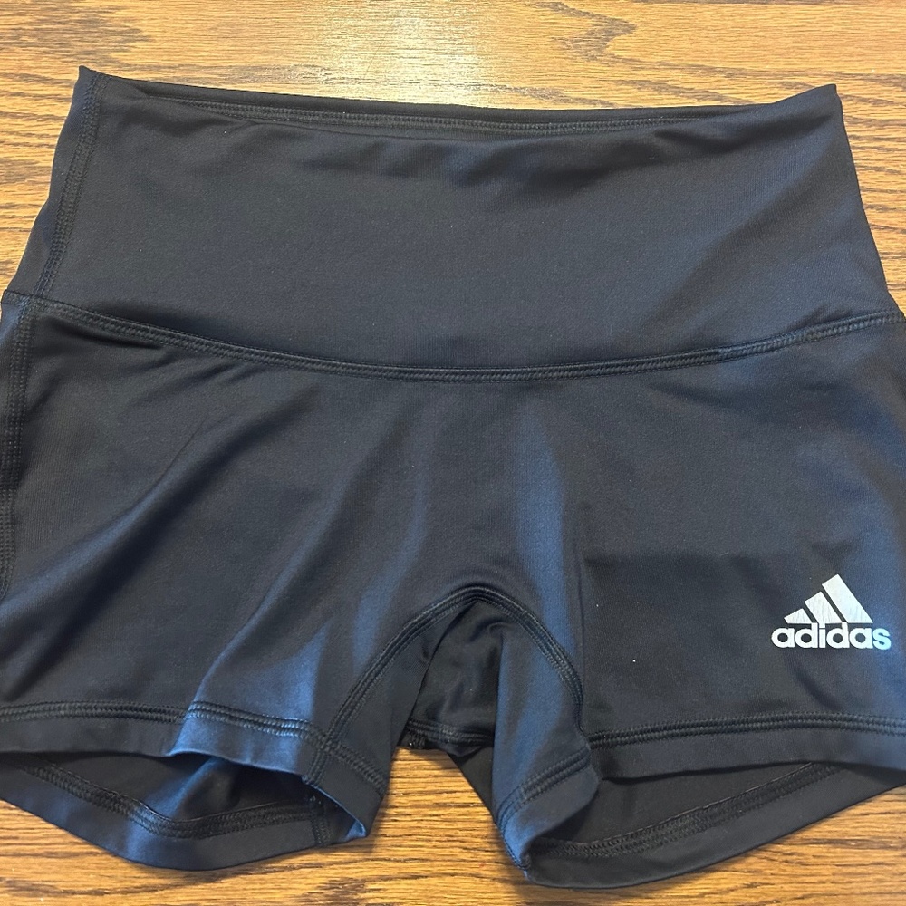 Black Adidas Volleyball Spandex Shorts Small women's Climalite